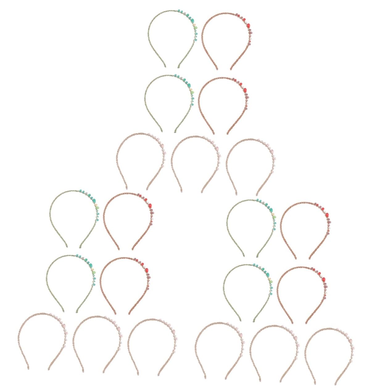 Housoutil 21pezzi Cerchietti Brillanti Per Ragazze e Donne Accessori Eleganti Per Eventi e Feste Per Matrimonio e Acconciature Alla Moda