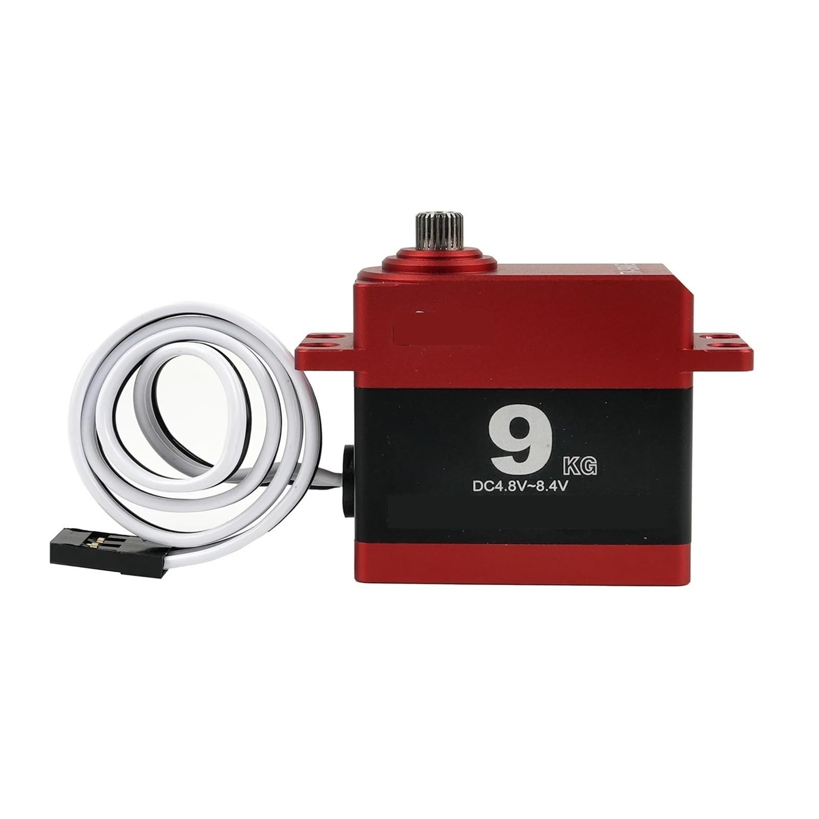 25 kg/20 kg/15 kg/9 kg bezrdzeniowy serwo, 4,8-8,4 V, metalowa przekładnia o wysokim momencie obrotowym, 180°/270°/360° (1 szt. - 20 kg-360 stopni)
