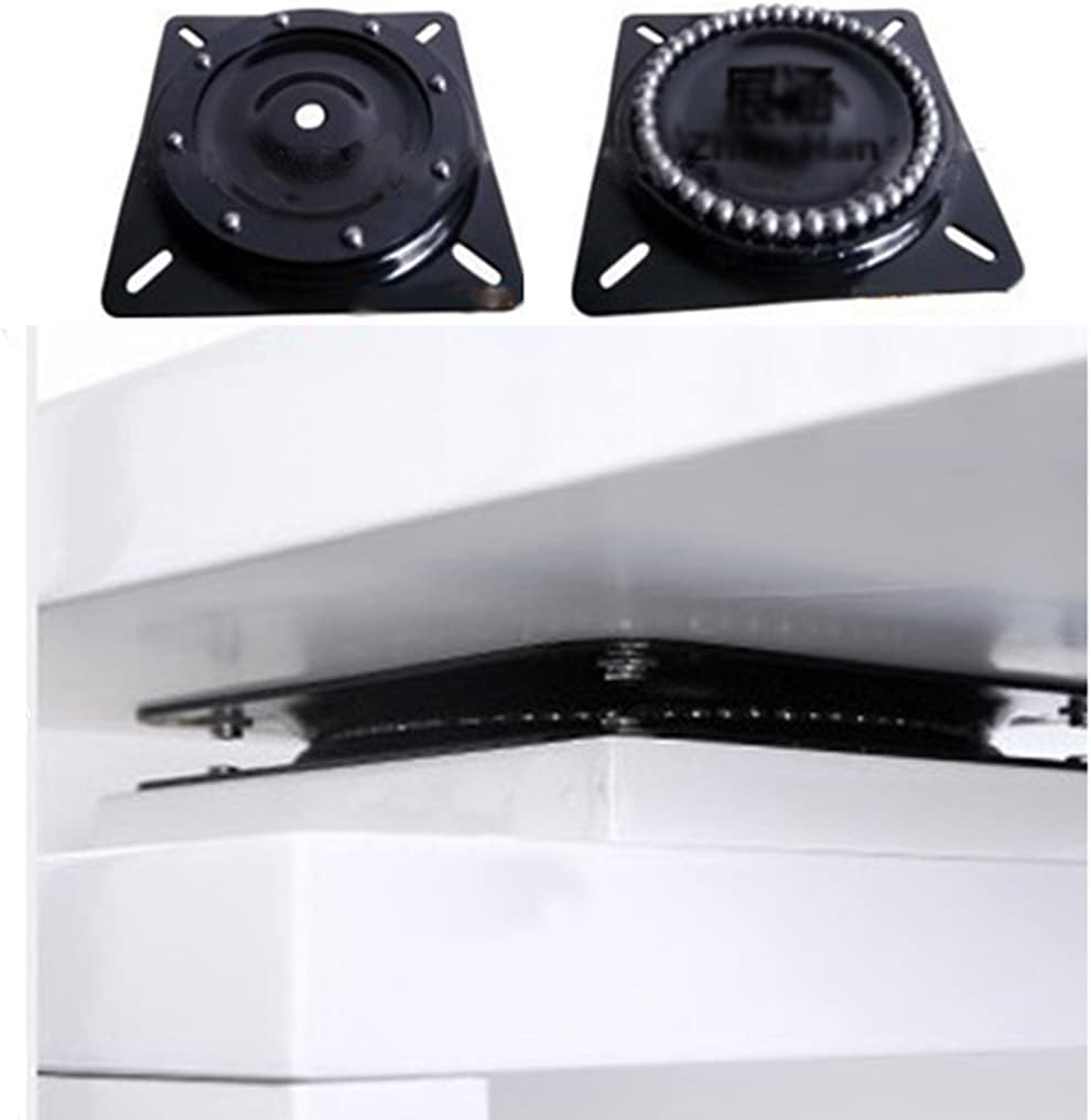 Square Swivel Replacement Base Turntable Side Length 159/199 mm for Recliner Chair or Furniture Bearing load 200 kg Swivel Plate Mechanism