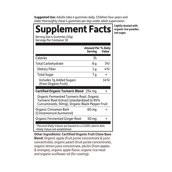 Garden-of-Life-Mykind-Organics-Turmeric-Inflammatory-Response-Gummy-120-Real-Fruit-Gummies-For-Kids-Adults-50Mg-Curcumin-95-Curcuminoids-No-Added-Sugar-Organic-Non-GMO-Vegan-Gluten-Free Garden of Life Organics Turmeric Inflammatory Response Gummy - 120 Real Fruit Gummies for Kids & Adults, 50Mg Curcumin (95% Curcuminoids), No Added Sugar, Organic, Non-GMO, Vegan & Gluten Free