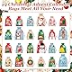 Adventskalender zum Selber Befüllen, 24 Adventskalender Tüten Säckchen, Stoffsäckchen Geschenktüten Weihnachten, Weihnachtskalender zum Befüllen, Weihnachtsdeko für Kinder Frauen Männer