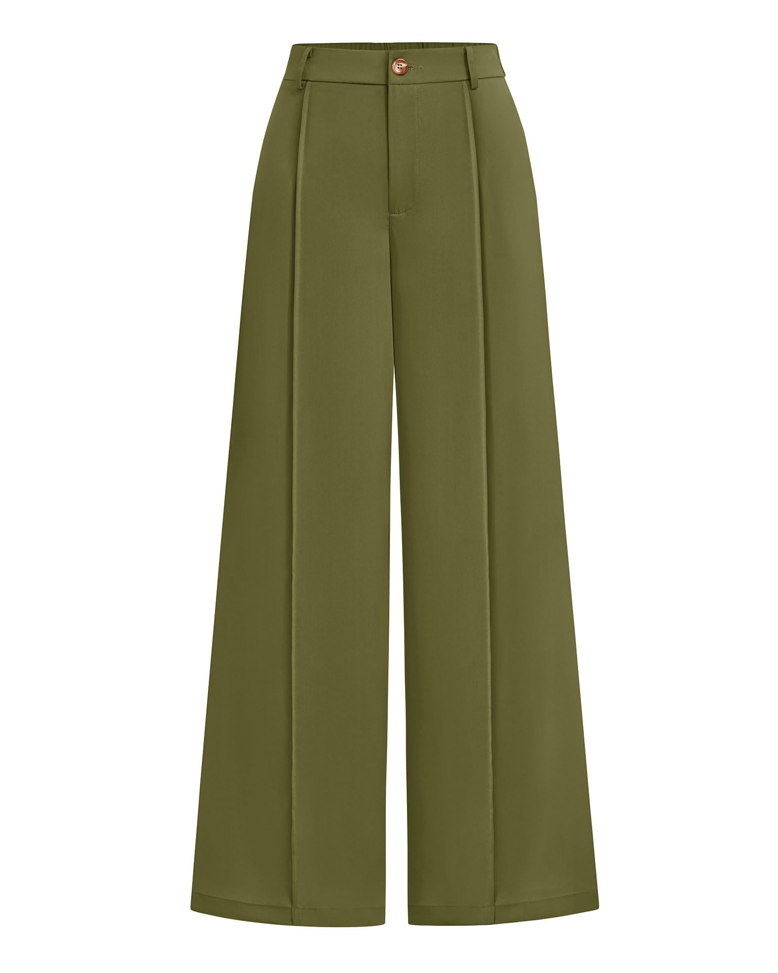 Zenlonr Womens Wide Leg Pants 2025 Casual High Waist Long Palazzo Trouser Loose Business Work Pants Summer Clothes