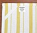 COTTON CRAFT Oversized Kitchen Towels -4 Pack 100% Cotton Basketweave Tea Dish Towels - Absorbent Reusable Low Lint Quick Dry - Cooking Drying Restaurant Bar Cleaning Cloth Napkin -20x30 Yellow Stripe