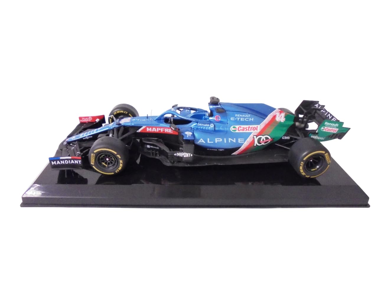 Formule 1 Alpine A521 Fernando Alonso – 1/24, Ixo, Métal, 2021