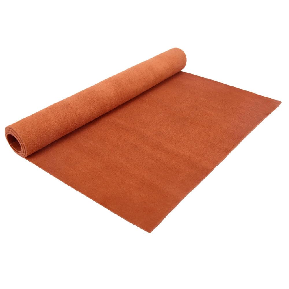 Cuir de vachette marron en daim souple, coupon de suède pour ateliers de loisirs créatifs
