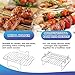 Fryer Accessories 6 Pack Fits Dual Basket Air Fryers, Including Cake Pans, Pizza Pans, Multi-Tier Racks, Skewer Racks, Fryer Baking Paper, Clips