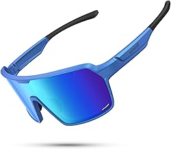 Lamicall XL Size Polarized Sports Sunglasses for Men Women, Large UV400 Protection Sun Glasses, Running Cycling Baseball
