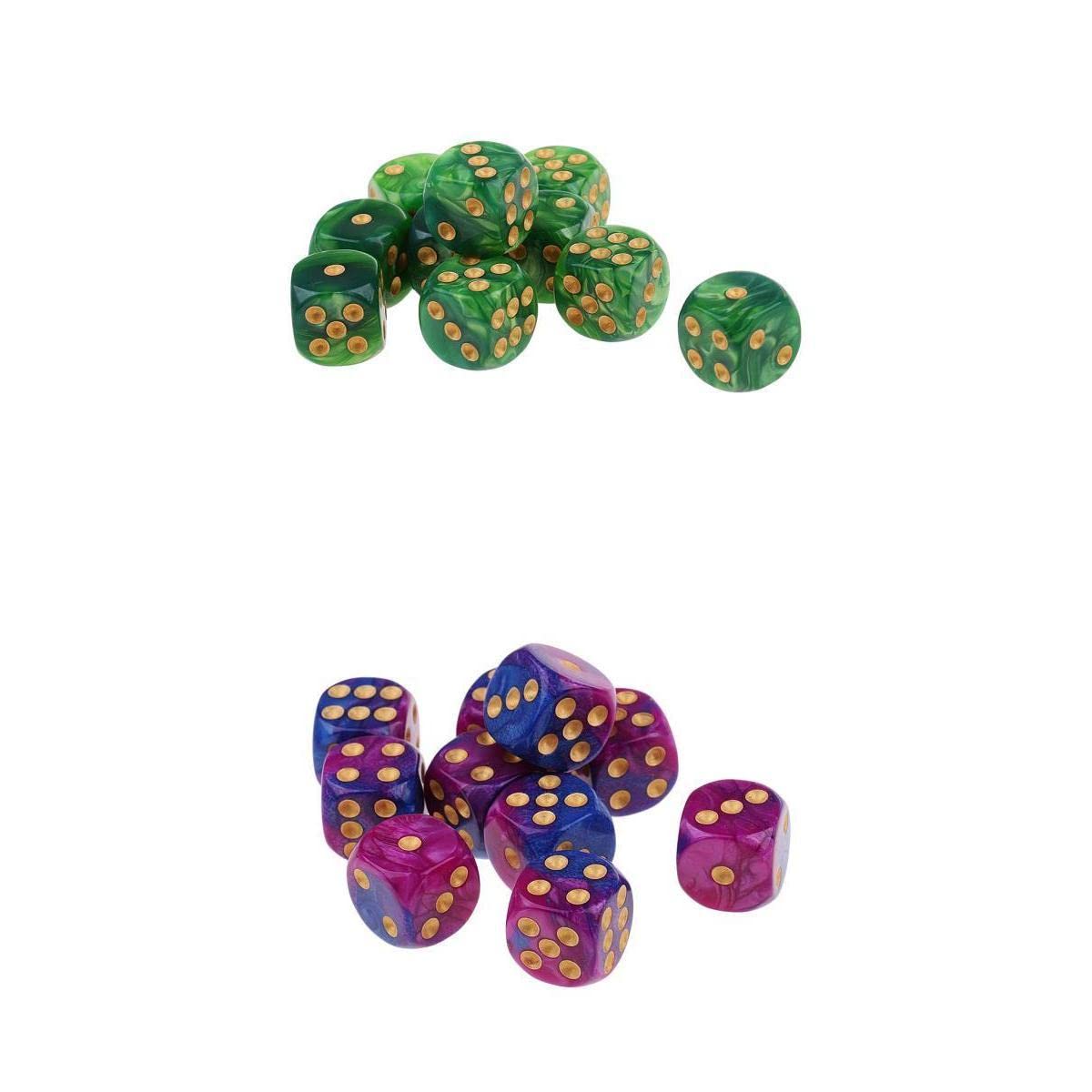 ATORSE Toy 20x Six Sided D6 Dice Dotted for Dungeons and Dragons Props-Toys & Hobbies-Games-Role Playing Games-Dungeons & Dragons-Accessories & Dice-image-14