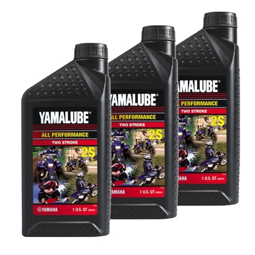 Yamaha Yamalube 2S 2-Stroke Synthetic Blend Engine Oil- 3 Quarts,