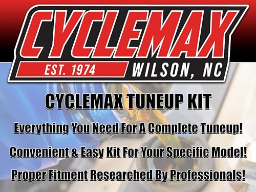 Cyclemax Standard 10W-30 Tune-Up Kit compatible with 2014-2020 Honda GROM 125 with Air Filter and Spark Plug
