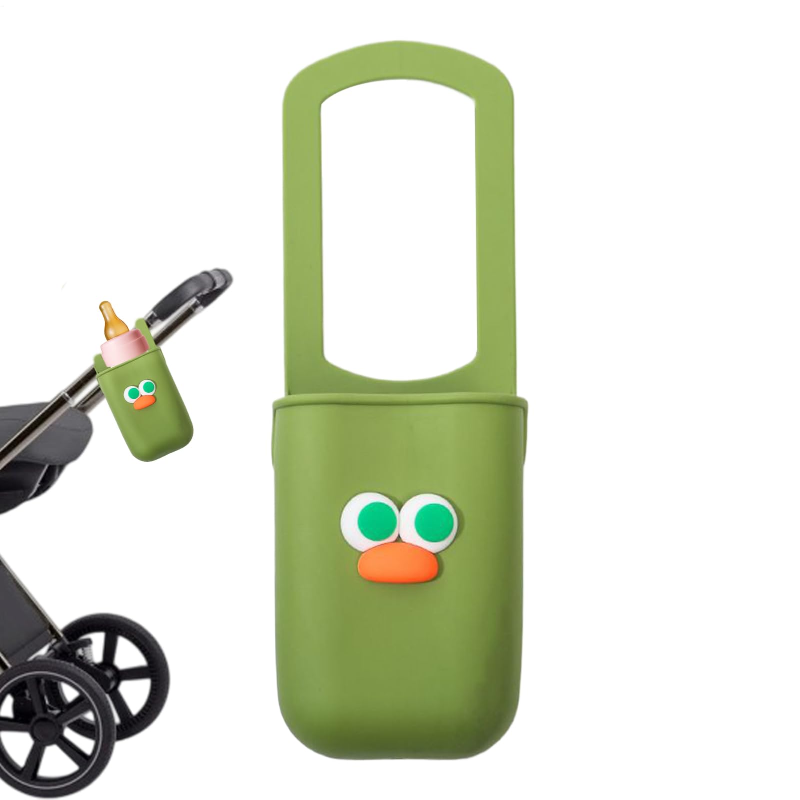 Yumneo Stroller Cup Holder,Silicone Wheelchair Drink Holder | Beverage Stand Cart Accessories for Biking Travel Scooter Touring Picnic Hiking Beach Outdoor Adventure