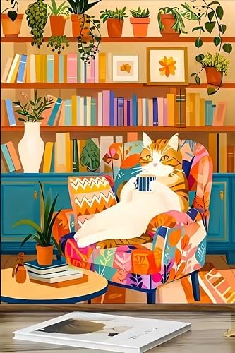 Kit de pintura por números para adultos iniciantes, charmosa esta...