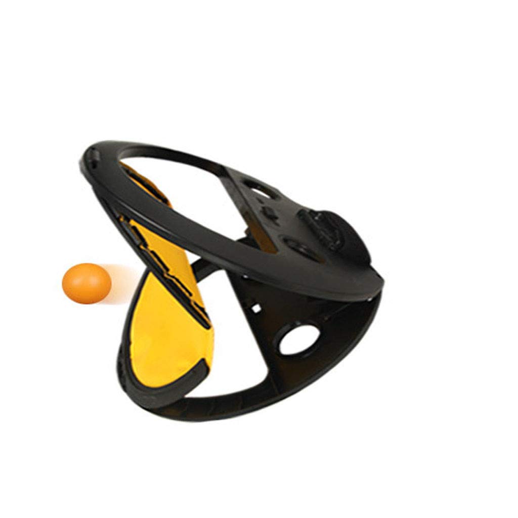 XYAA Catch Ball Table Tennis Toy,Table Tennis Toythrow & CATCH MAGIC BALL PLAY GAME Children Adult Indoor outside Sport Toy 1Rackets 2 Balls Catch Toss And Catch Ball,Black