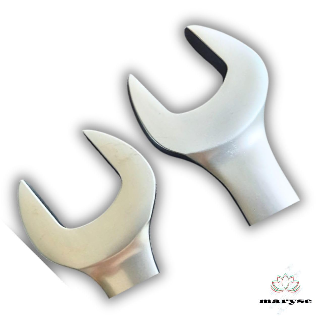 maryse Set 26 Chiavi Combinate Fisse e a Stella (Anello) - Misure 6-32mm con Comodo Astuccio in Panno - Acciaio Cromo Vanadio - Kit Professionale Completo per Meccanica, Auto, Moto, Bricolage