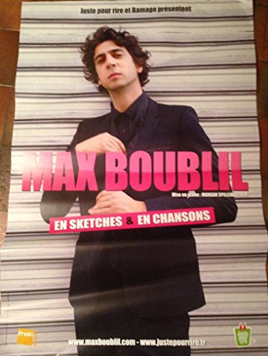 Max Boublil affiche poster 40x60cm art mural intérieur