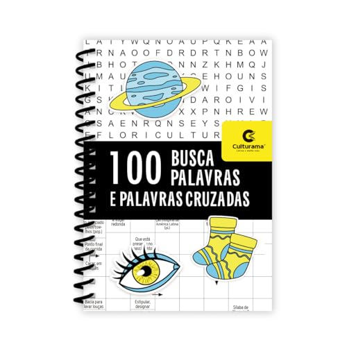 100 Busca Palavras E Palavras Cruzadas – Volume 1, com jogos inéd...