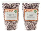 Zursun Heirloom Dry Christmas Lima Beans 20 oz each (2-Pack)