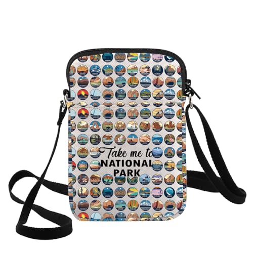 G2TUP America National Park Crossbody Bag National Park Trip Gift Take Me To National Park Shoulder Bag National Park Merch