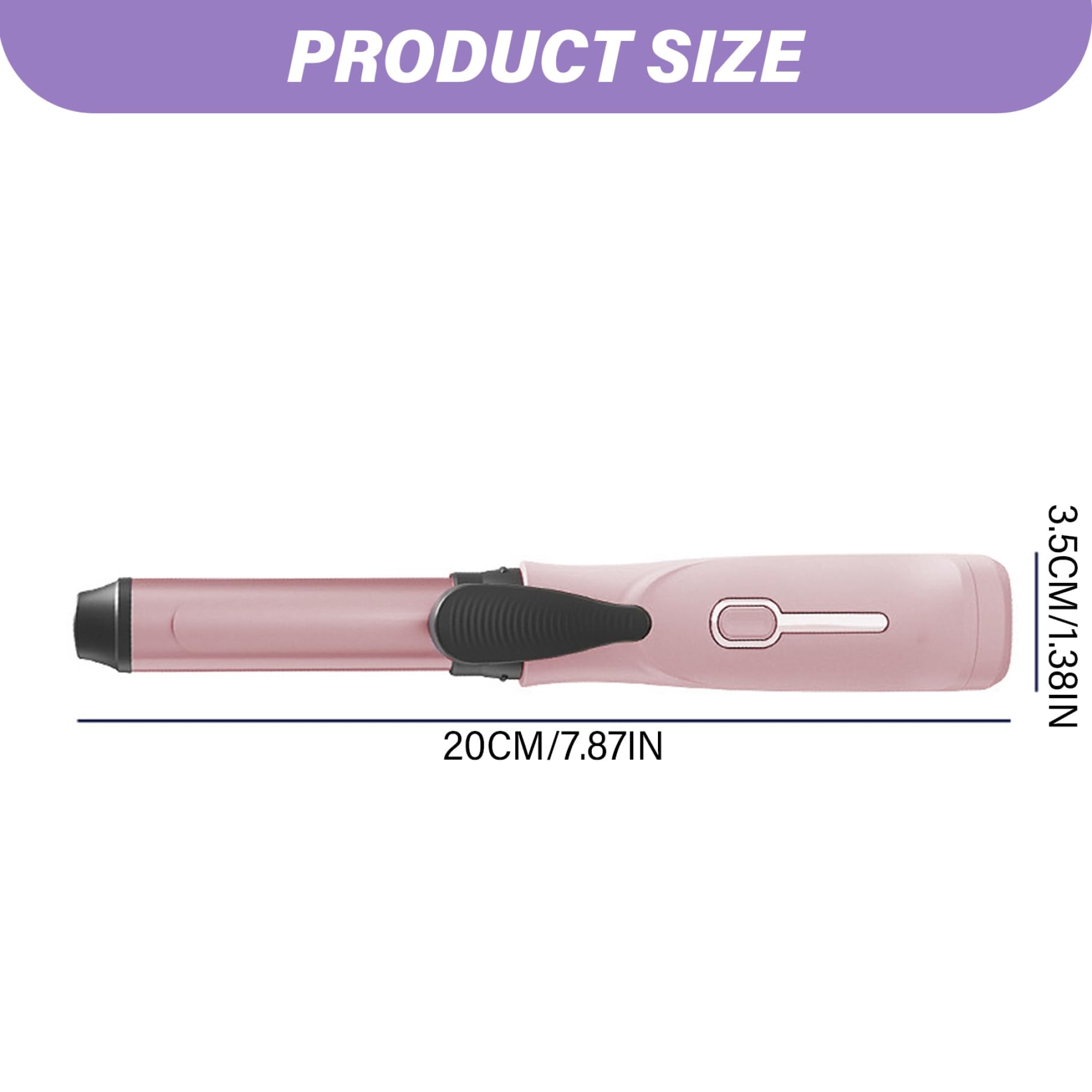 Fer à friser, Fer à friser Rechargeable sans Fil, bûcheron sans Fil (3 équipement), Mini, cutanage et boucleur de Cheveux 2 en 1 pour Long Court métrage Court