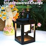 Outdoor Solar Table Lamp,Collasis 10 RGB Color Changing Lights,Portable Rechargeable Solar Lantern Waterproof, Touch Control Outdoor LED Lights Decorative for Patio Walking Reading Camping Bedside - Image 3