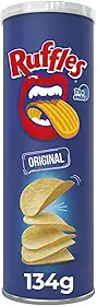 Salgadinho a Base De Batata Original Ruffles Tira Onda Elma Chips Tubo 134G