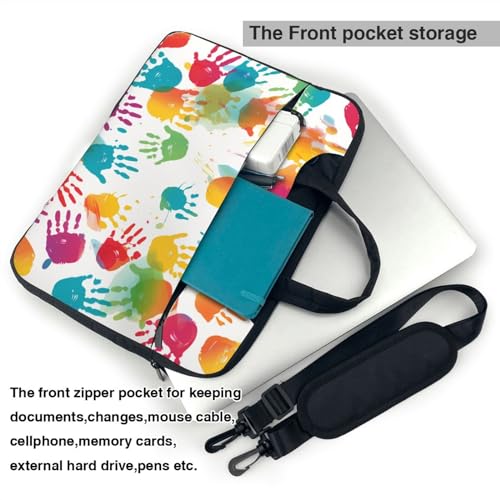 Maletín de hombro para laptop unisex 15.6 pulg miniatura 3