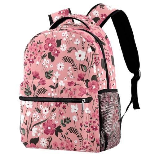 Sac de voyage décontracté ado filles garçons fleurs 40cm