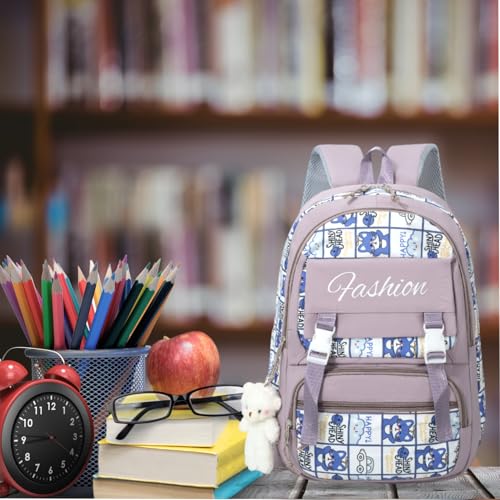 Image of Tinytot 30 Litre Japanese Korean Style School Bag Water-Resistant Laptop & Travel Backpack - Unisex Large 18 Inches Multipurpose Student Backpack for Boys & Girls, Men & Women