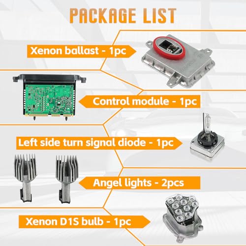 Módulo LED Xenón Izquierdo PANGOLIN para BMW Serie 5 miniatura 3
