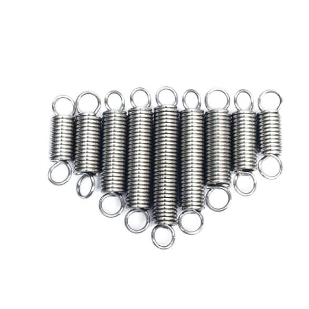 Muelles De Extensión De Acero Inoxidable 304 - Pack De 10, Gancho Doble, Diámetros De Alambre 0.3/0.4/0.5 Mm, Para Reparaciones En Juguetes, Herramientas O Mecanismos Pequeños