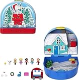Polly Pocket x Peanuts Collector Compact, Micro Dolls and Playset, 7 Themed Accessories, 4 Iconic Locations, Snoopy & Woodstock