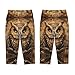 Owl Beliefs Print Fashion Pajama Bottoms,Cotton Pajamas,For Both Lounging At Home And Casual Outings