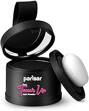 PARISAR Hair Cover Up Powder - Black | Helps Cover Grey Roots & Bald Spots | Hair Line Powder Natural Black for Long-Lasting & Matte Finish with Easy Application | Pack of 1-4gm