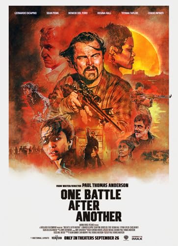 スチール場面写真/ポスター A4 光沢プリント「ワン・バトル・アフター・アナザー」 パターン 3 ※写真に余白あり（こちらの商品にはアクリルフォトスタンドは付いておりません。）のサムネイル