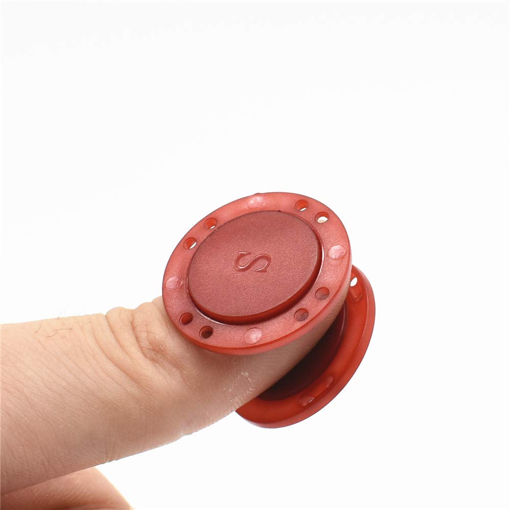 Lot De 6 Boutons Magnétiques Invisibles Et Invisibles En Nylon