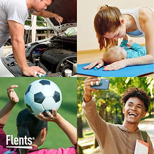 Image of Flents Finger Splints, Protective Support Brace Set, 3 Assorted Sizes
