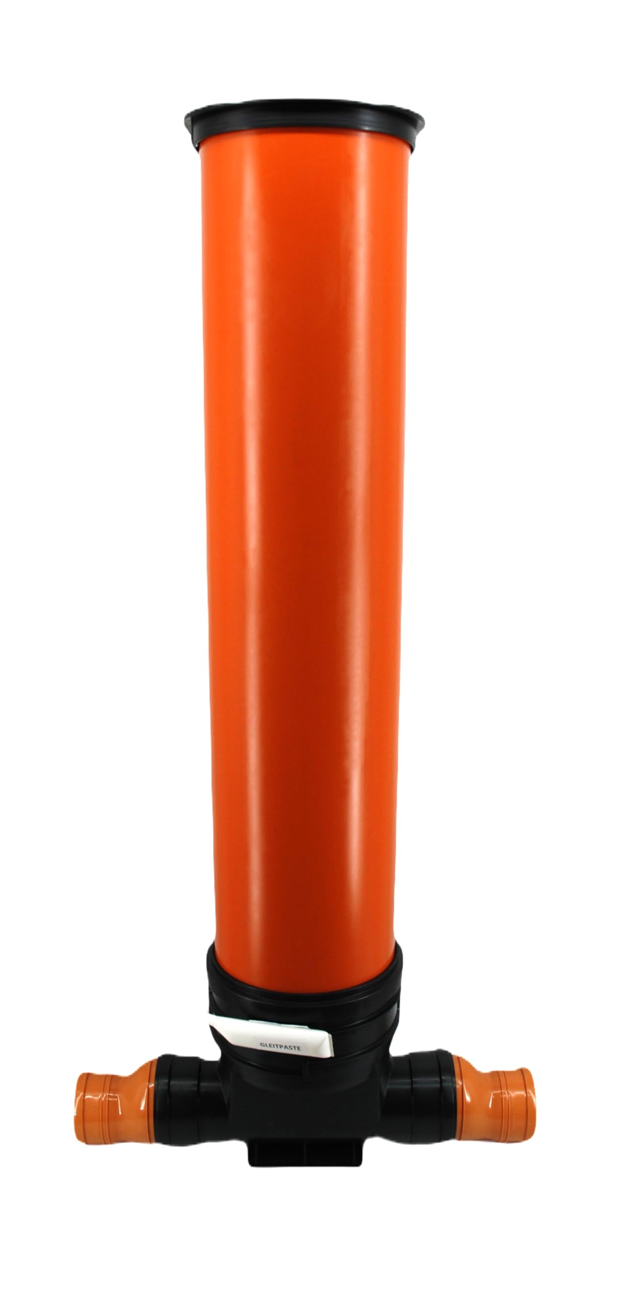 Megaa store KG Kontrollschacht DN 315/ Anschlüsse 160-125-110 Höhe 0,5m bis 2m Revisionsschacht Abwasserschacht Schacht Rohr, Deckel, Komplett SET mit Gleitpaste 250g (Rohr 1,5m, 2 x DN110)