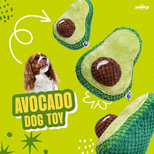 Juguete de Peluche Aguacate para Perro Pequeño y Mediano miniatura 2