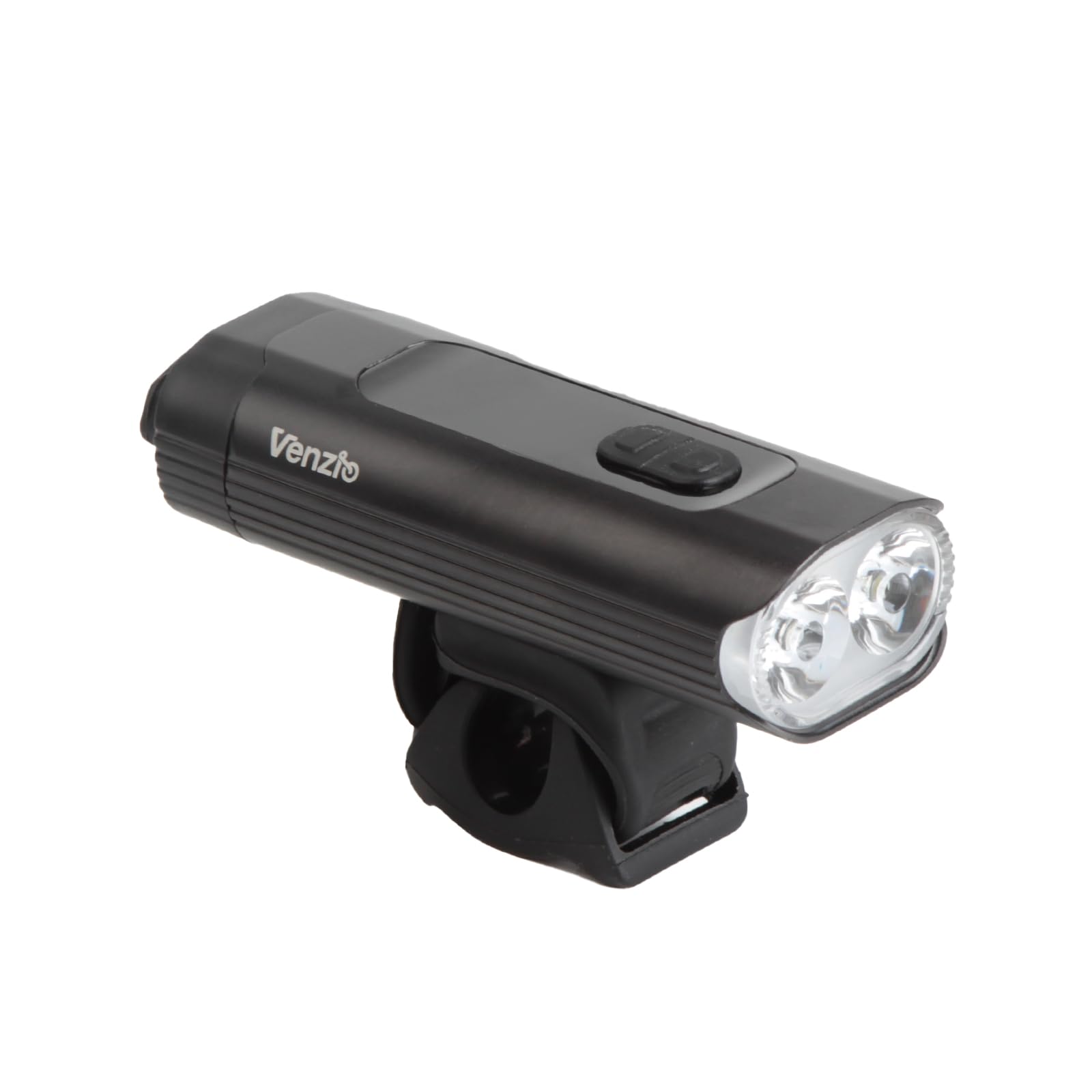 Venzio Fanale anteriore da 1000 lumen, ricaricabile USB-C, a LED, con batteria da 4800 mAh, impermeabile IPX4, 8 modalità, luce multifunzione per guida notturna, strada, montagna e uso pendolari