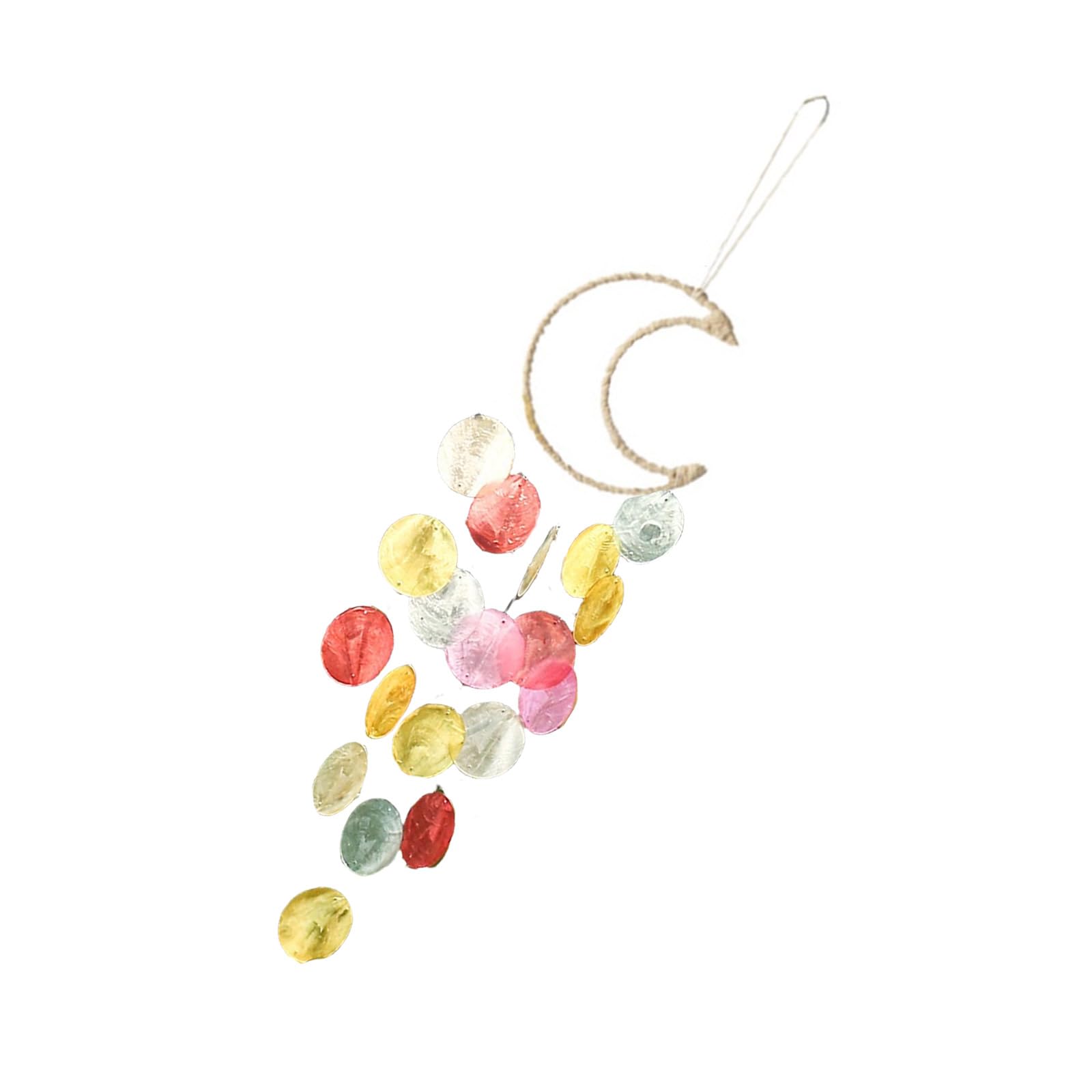Kalttoy Capiz Windchime Windchime for Home or Garden Space Decorative Charm Outdoor Yard