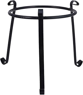 Hemoton Hoog kwaliteit Suporte para plantador de ferro forjado, planta de varanda doméstica e suporte para vasos de flores