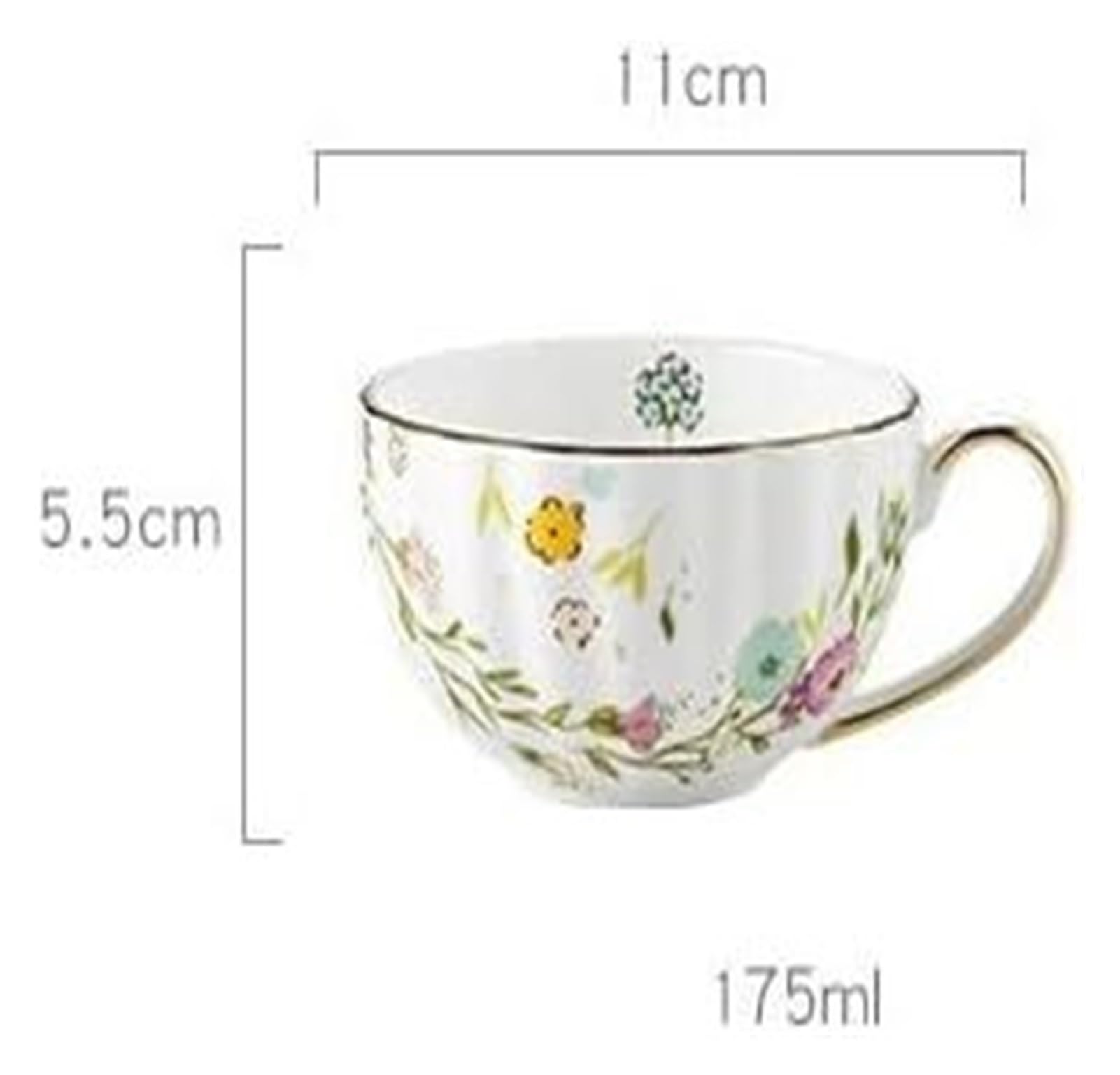 Tazza da caffè Tazza da tè Tazze Tazza di porcellana creativa e piattino Ceramica Set semplice Design moderno Tazze da caffè Tazas para Cafe Home Decor Tazza da caffè