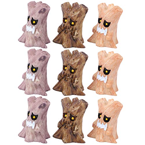 Yardwe - Enfeites de jardim de fadas - boneco Groot - Micro paisagem, decoração de Halloween, mesa d