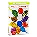Kid Made Modern Rock Shaped Crayons Fun Arts & Craft Supplies for Kids,Set of 12