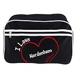 hochwertige Retro Tasche, Hauptfach und vorderes Fach mit Reisverschluss, verstellbarer Schultergurt, Größe ca.: Höhe 26cm, Breite 38cm, Tiefe 15cm, Material: 100% Polyester, Druck in Premium Qualität durch multifanshop.de 