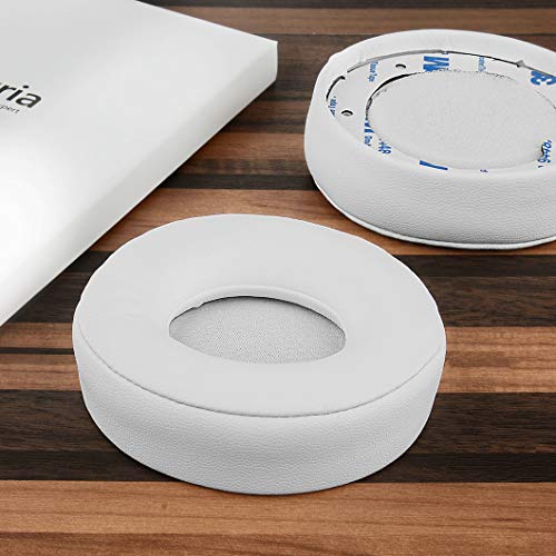 Almohadillas de repuesto Geekria compatibles con auriculares Beats Solo Pro (A1881), cojines para orejas (marfil) miniatura 4
