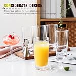 Highball Glasses Set of 6, 13oz Tall Drinking Glasses, Water Glass for Kitchen, Tom Collins Glasses, Mojito Glass Cups, Cocktail Glasses for Bar Glassware