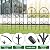 AMAGABELI 8 Panels 32in(H)×10ft(L) Decorative Garden Fence No Dig Rustproof Metal Pre-Linking Fence Panels Garden Edging Border Animal Barrier Fencing for Flower Beds Yard Patio Outdoor Decor Black