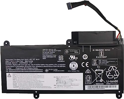 Batterie pour Lenovo E450 E470 qui offre une autonomie prolongée de 47Wh