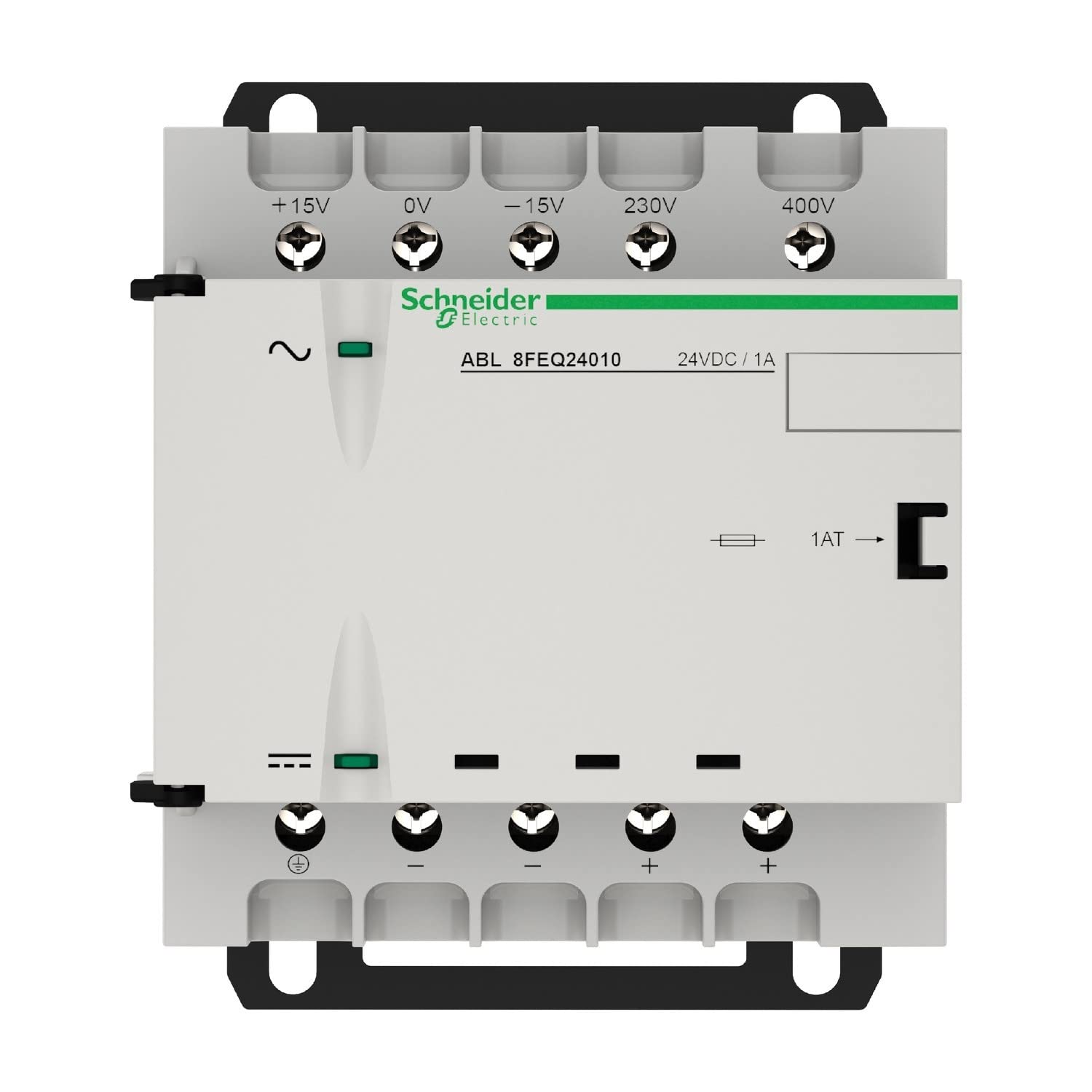 Schneider ABL8FEQ24010 prostownik i zasilanie sieciowe, 1-/2-fazowe, 230/400 Vac, 24 VDC, 1 A, 24 W
